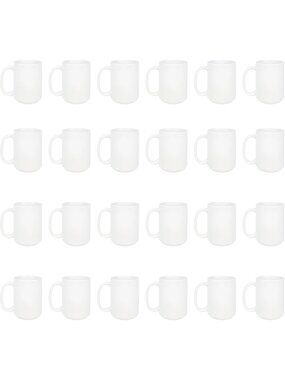 24 Pcs Blank Ceramic Coffee Mugs 15oz for Sublimation Printing - DIY Custom